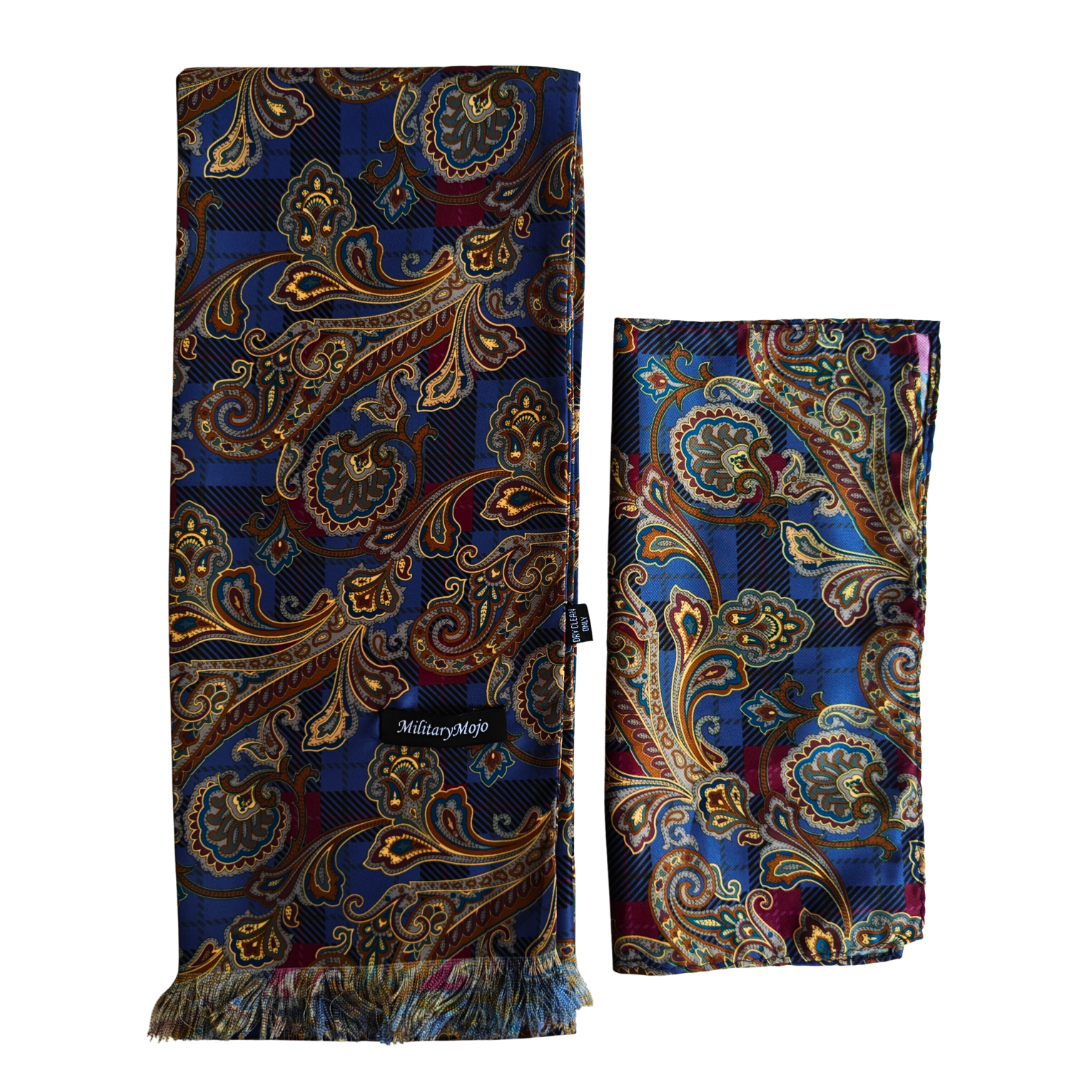 Berne Scarf & Pocket Square Matching Set