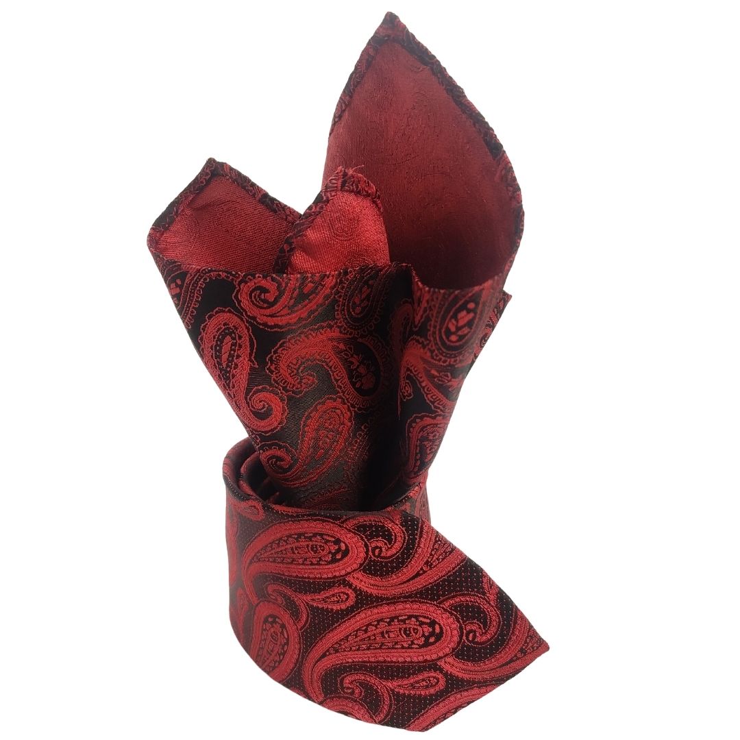 Savannah Microfibre Tie & Pocket Square Set