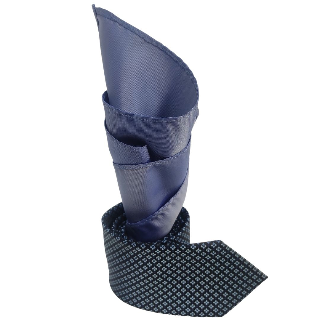 Kausar Microfibre Tie & Pocket Square Set
