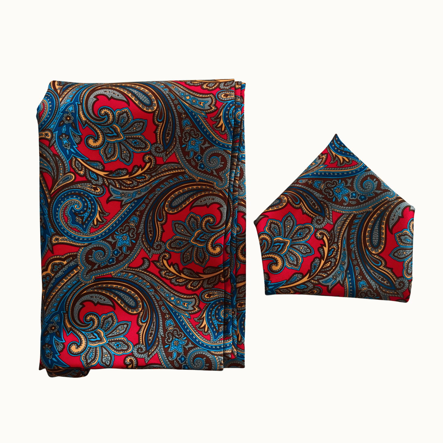 Tuareg Scarf & Pocket Square Matching Set