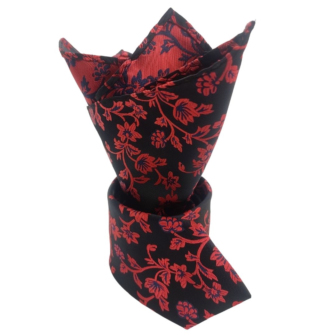 Valentino Microfibre Tie & Pocket Square Set