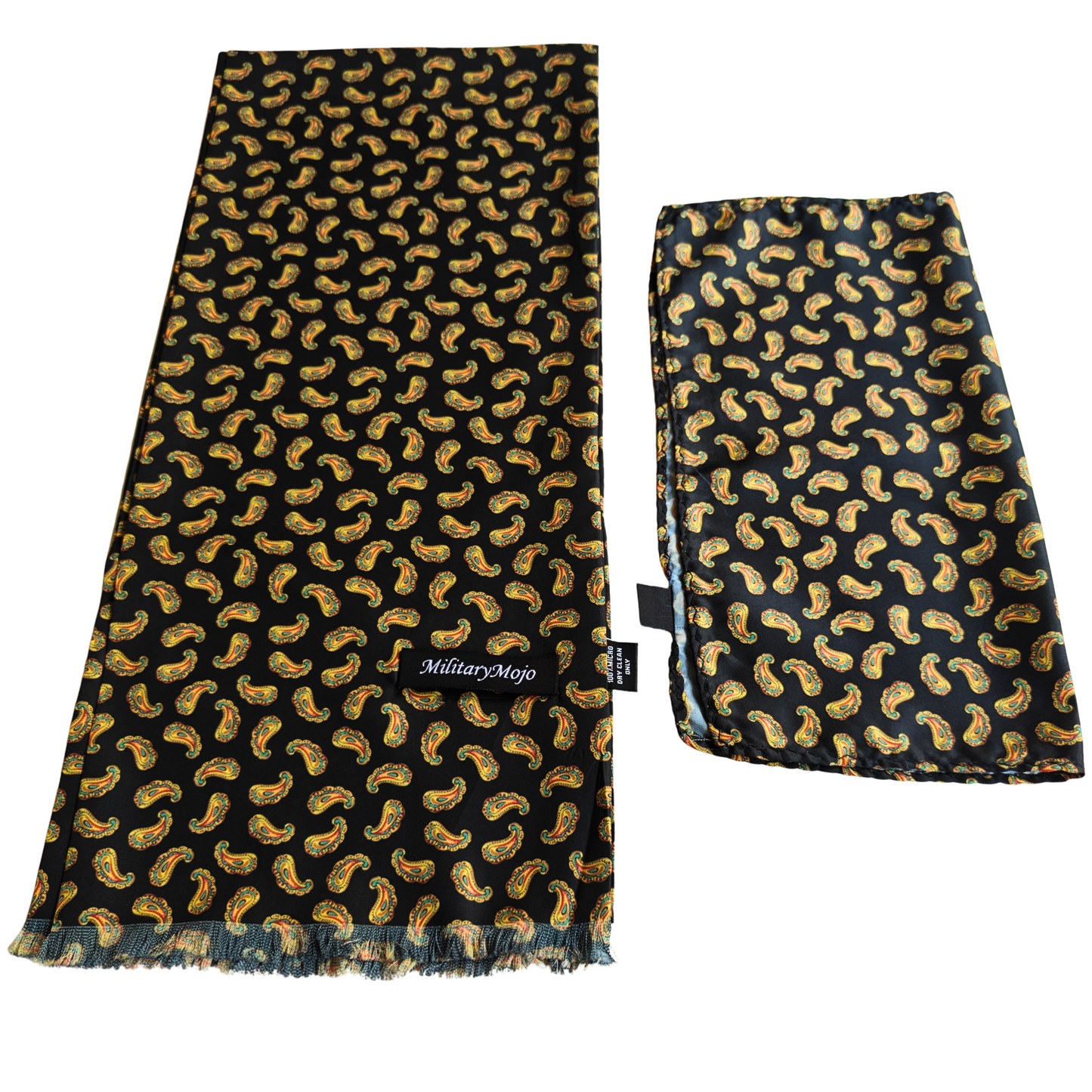 Zooni Scarf & Pocket Square Matching Set