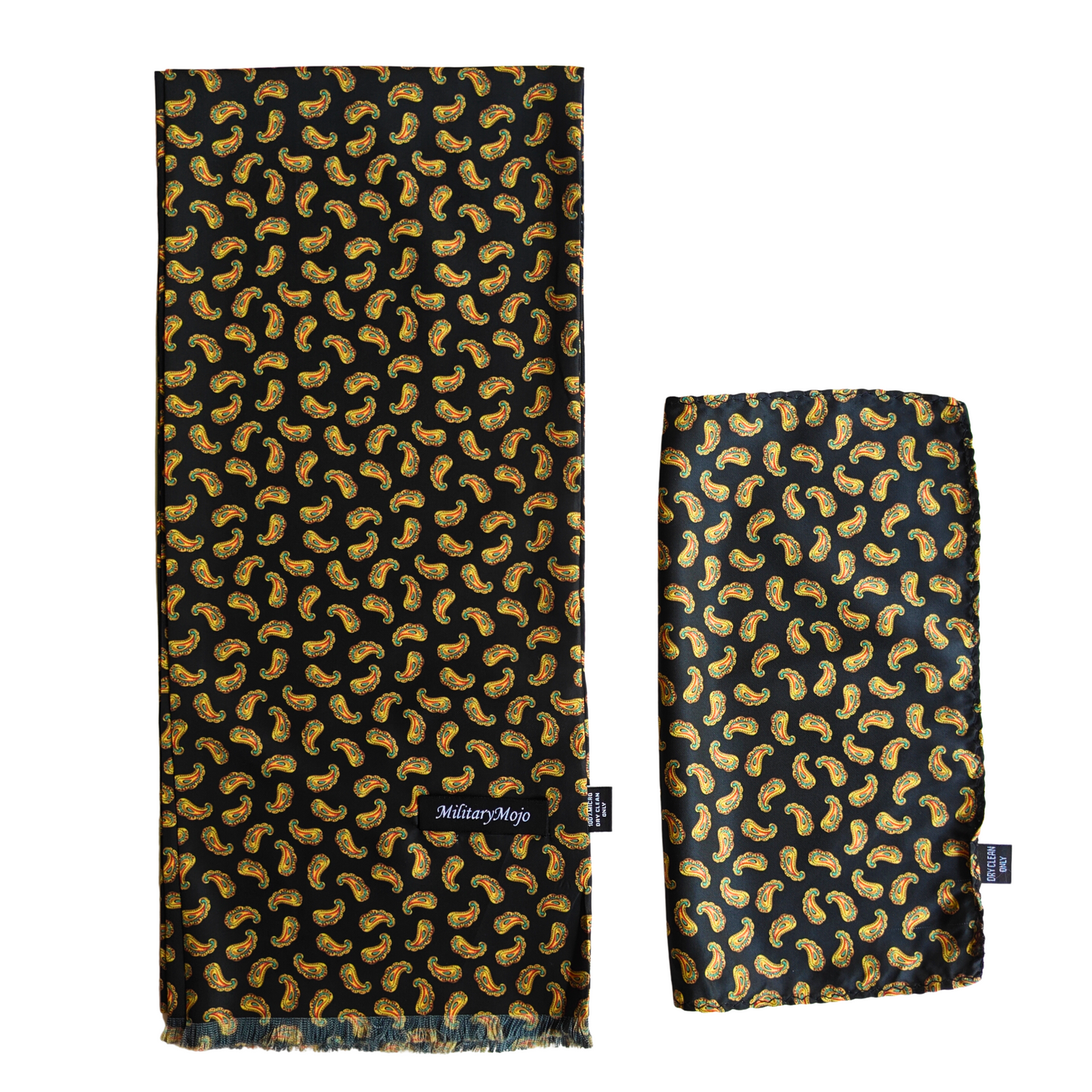 Zooni Scarf & Pocket Square Matching Set