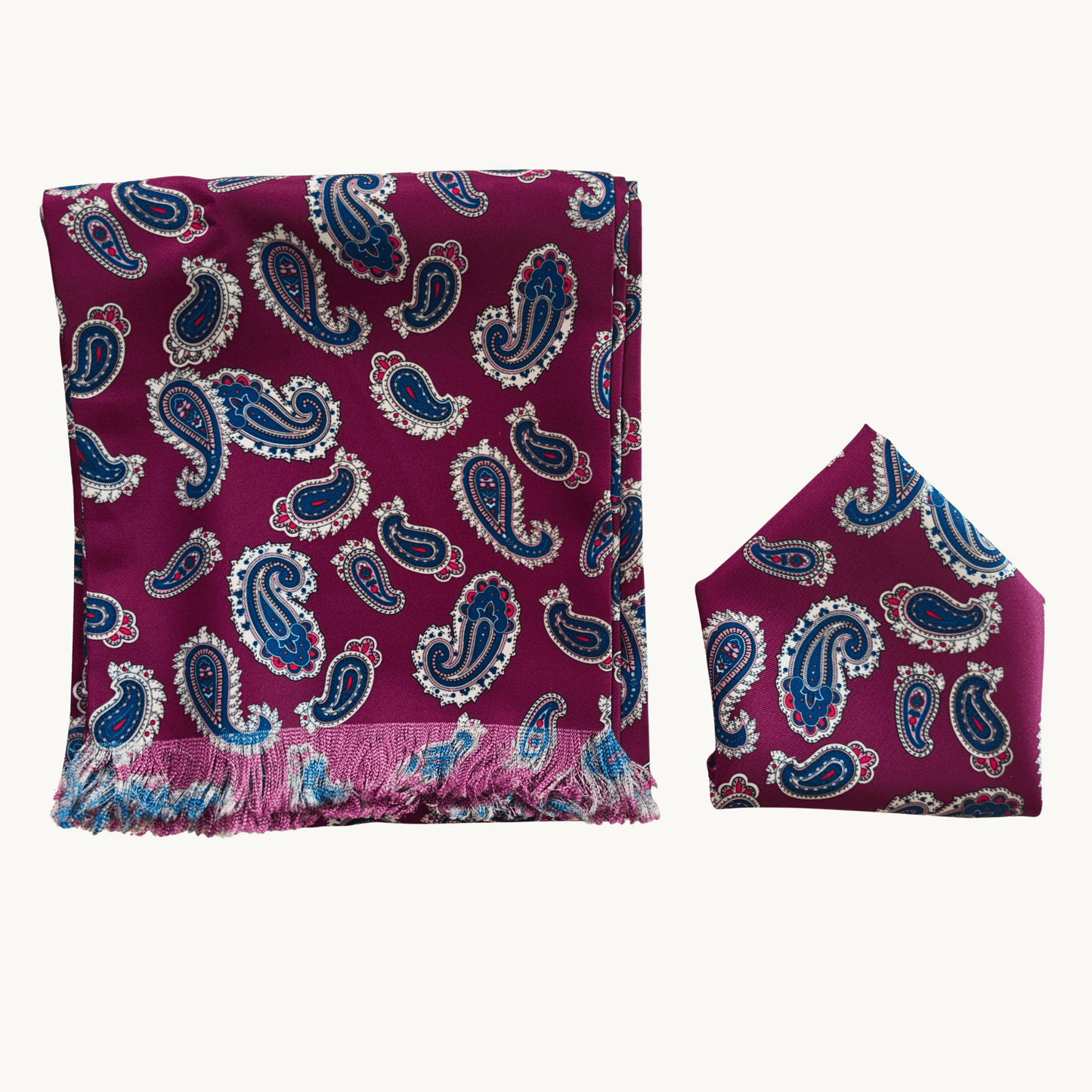 Plato Scarf & Pocket Square Matching Set