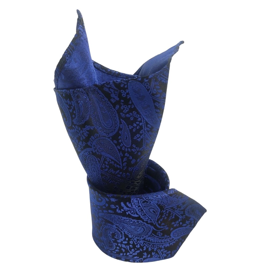 Zakkar Microfibre Tie & Pocket Square Set