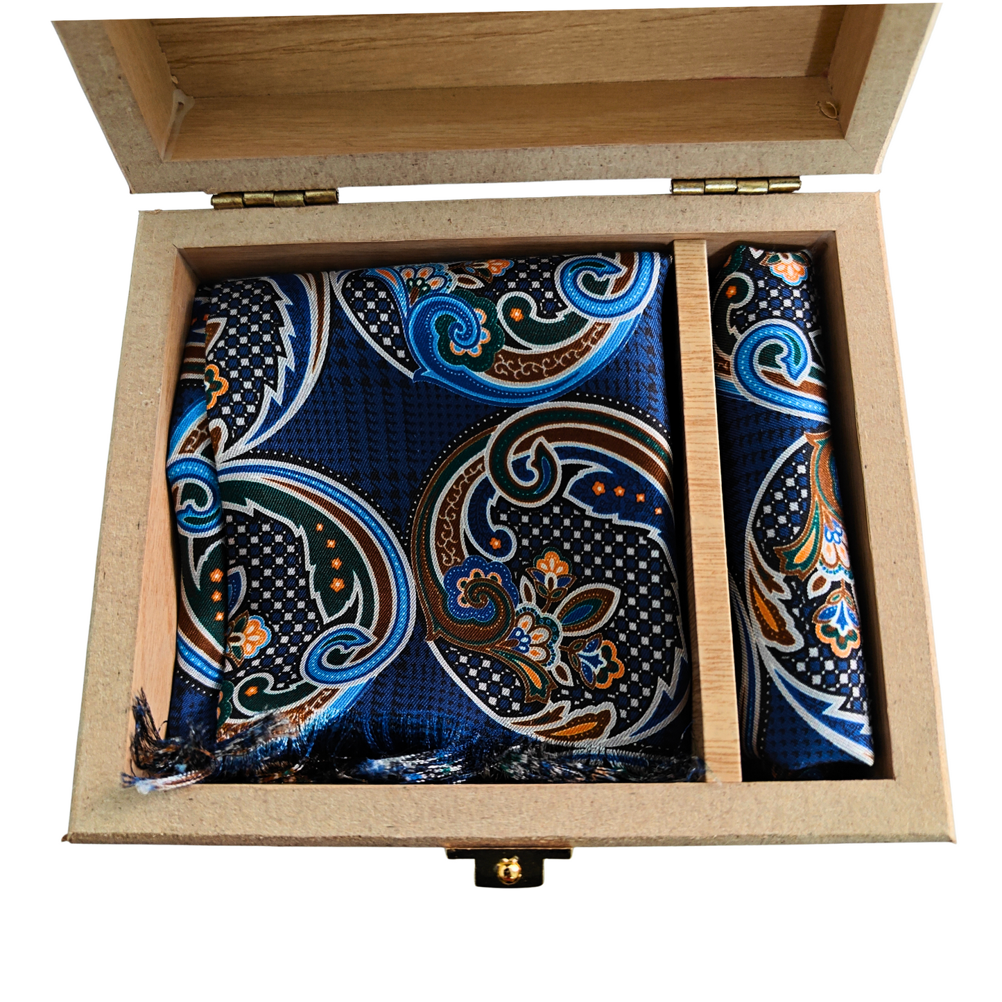 Hallbrook Silk Scarf & Pocket Square Combination Set