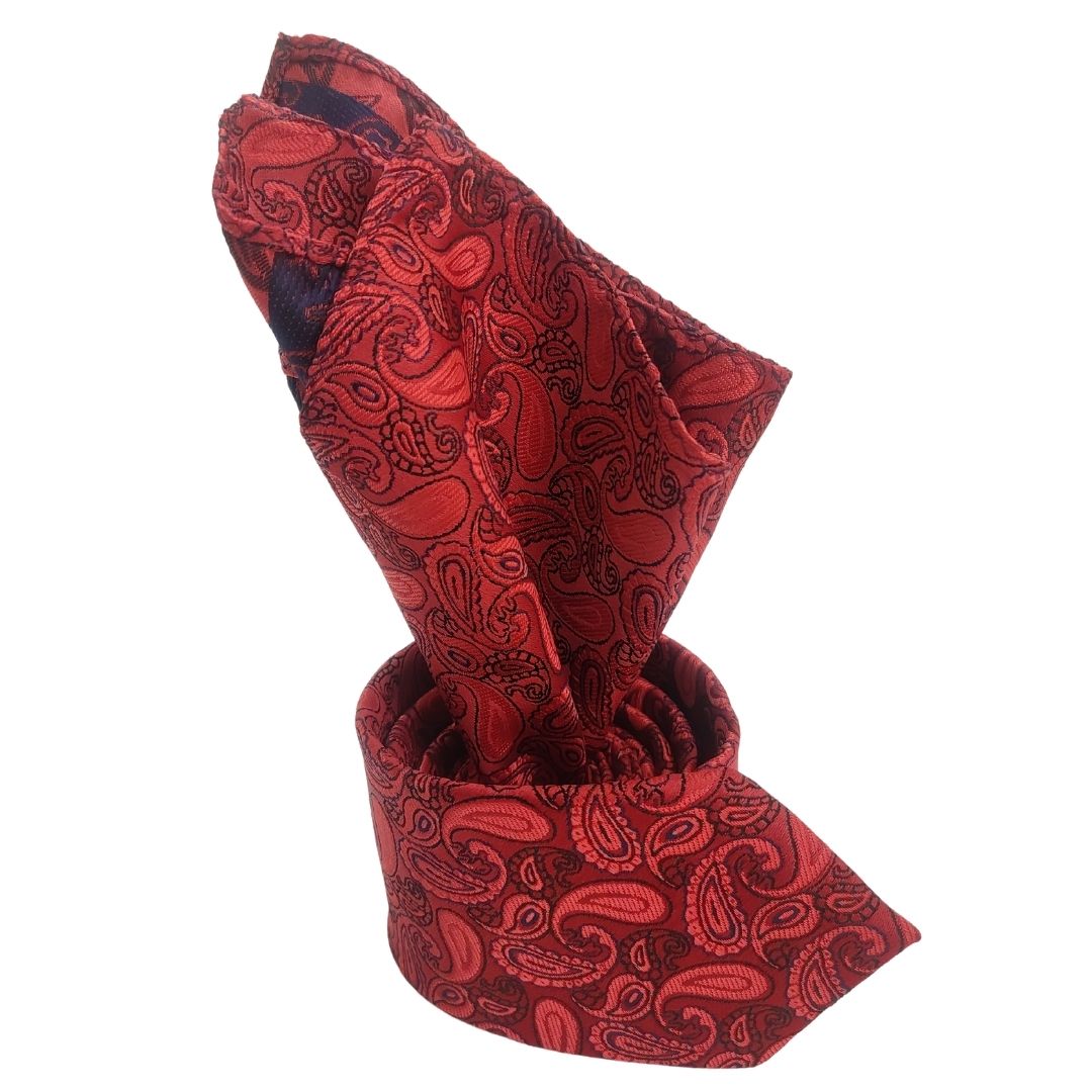 Torrent Microfibre Tie & Pocket Square Set