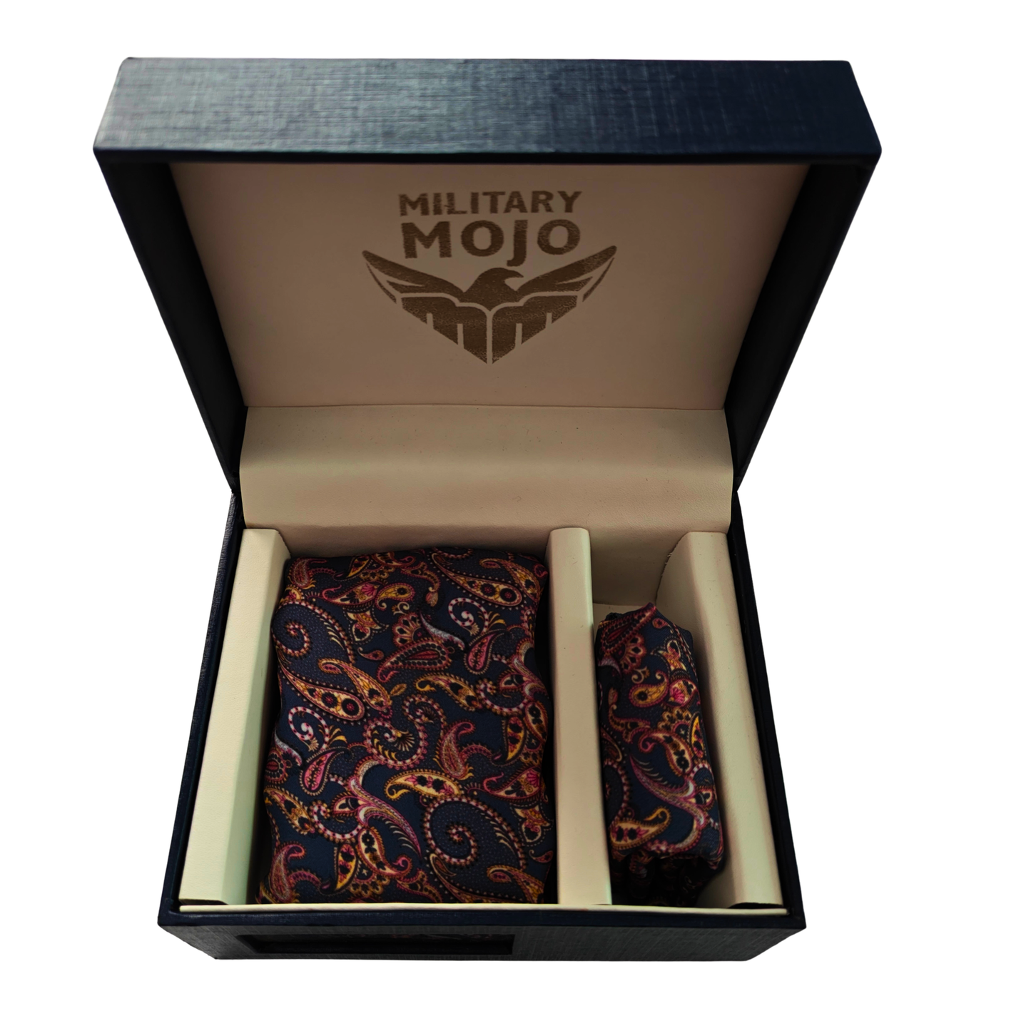 Heritage Paisley Scarf & Pocket Square Matching Set