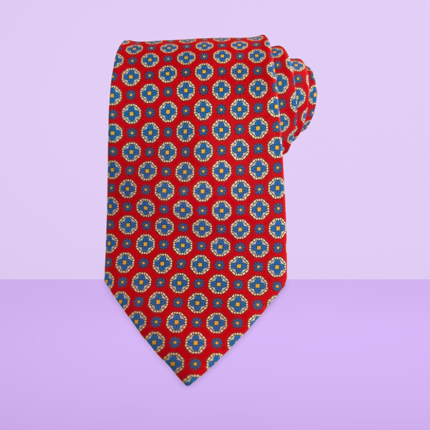 Wisteria Printed Silk Tie