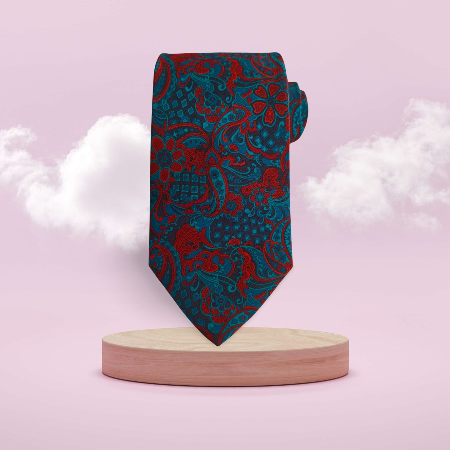 Dilnaaz Printed Silk Tie