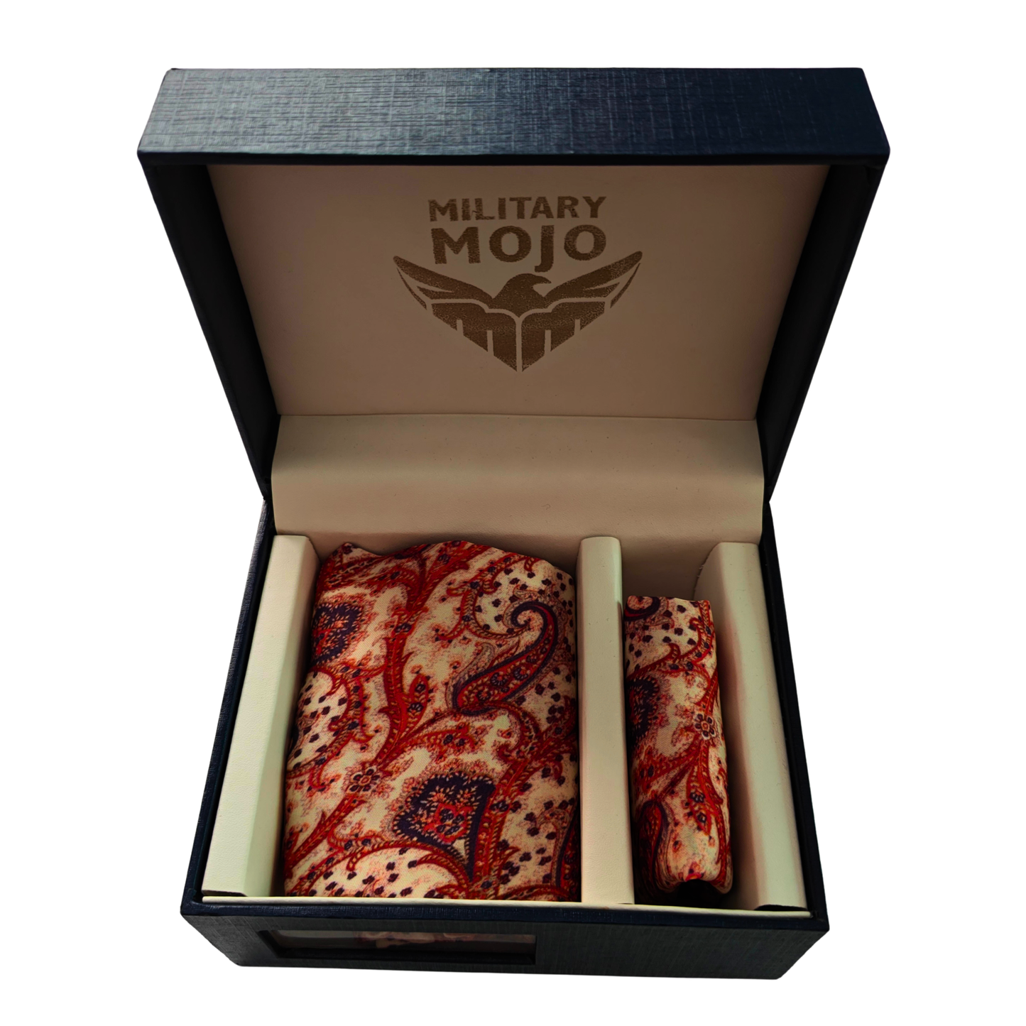 Imperial Paisley Scarf & Pocket Square Matching Set