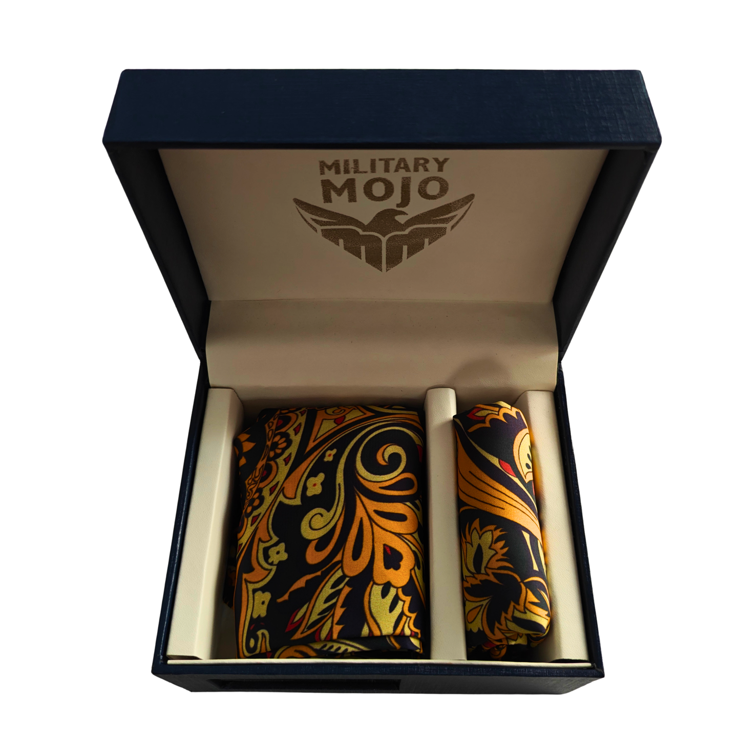 Paisley Enchante Scarf & Pocket Square Matching Set