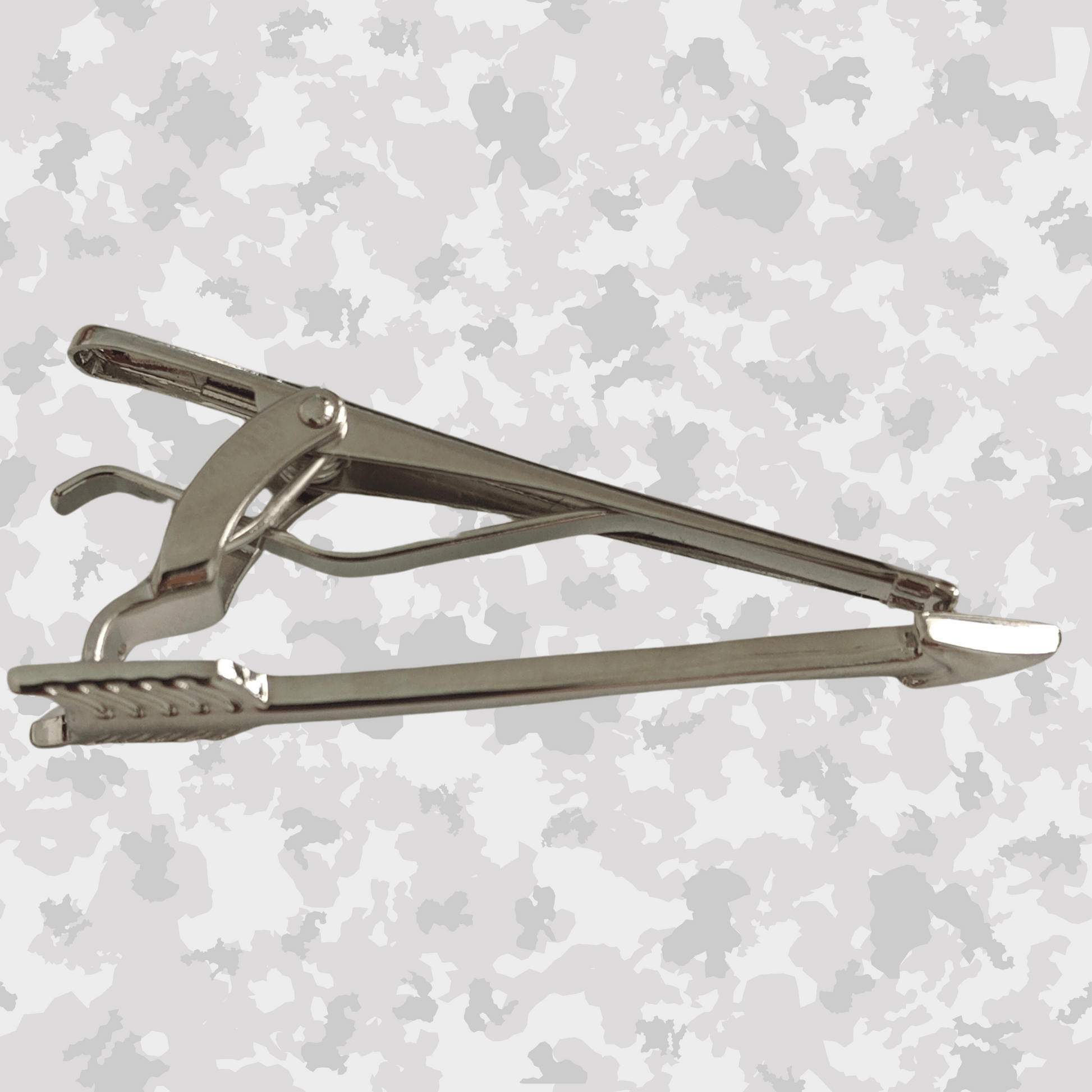Silver Arrow Tie Clip