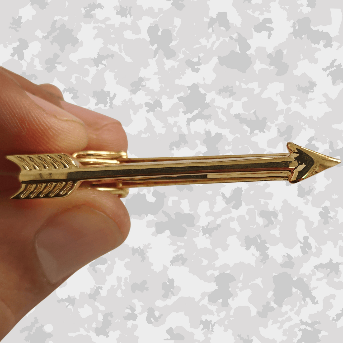 Golden Arrow Tie Clip