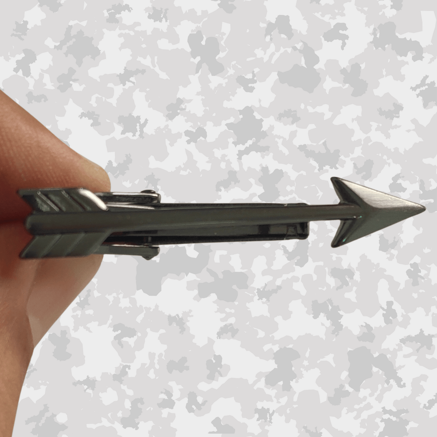 Black Arrow Tie Clip