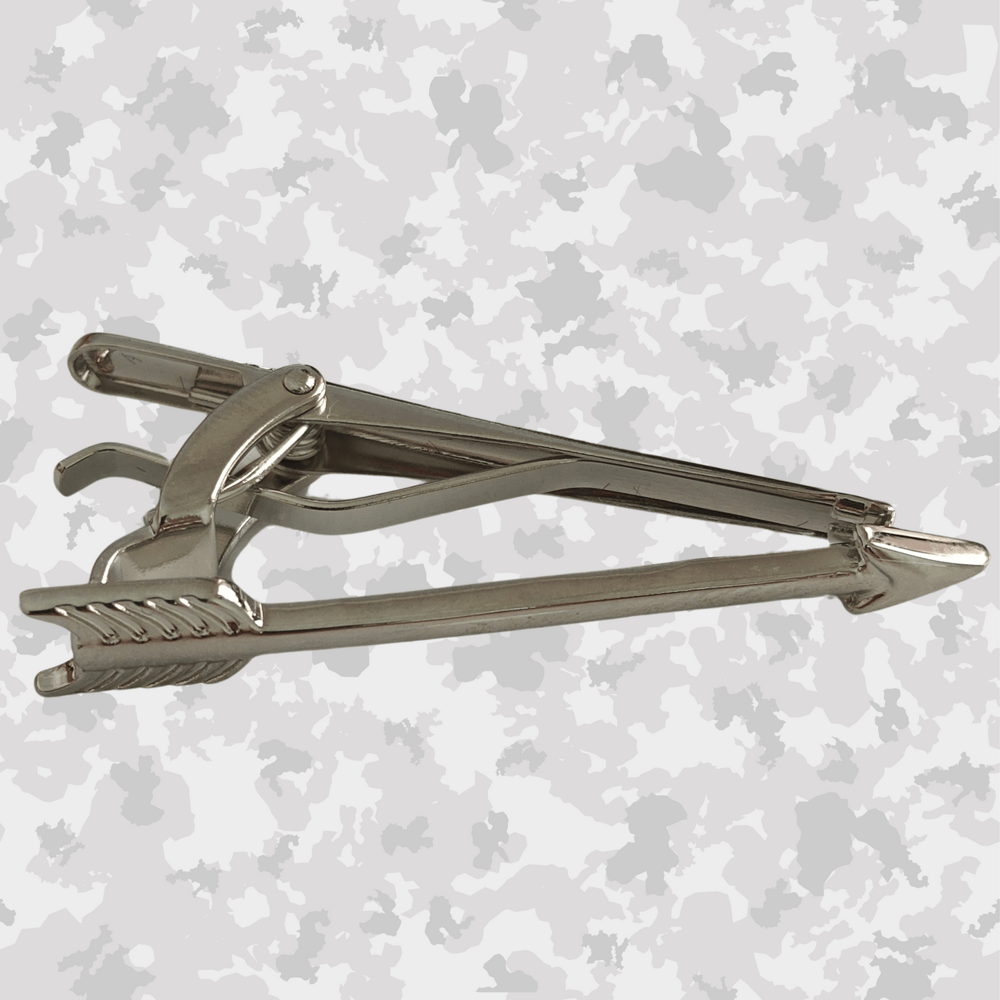 Silver Arrow Tie Clip