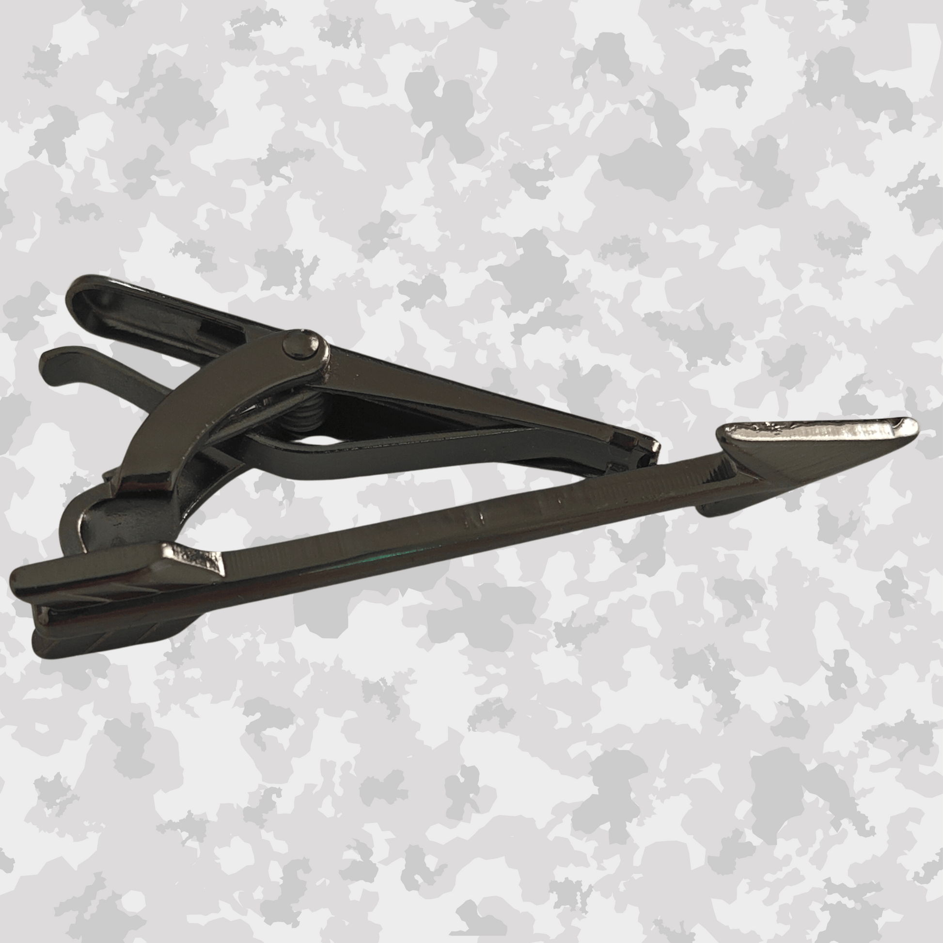 Black Arrow Tie Clip