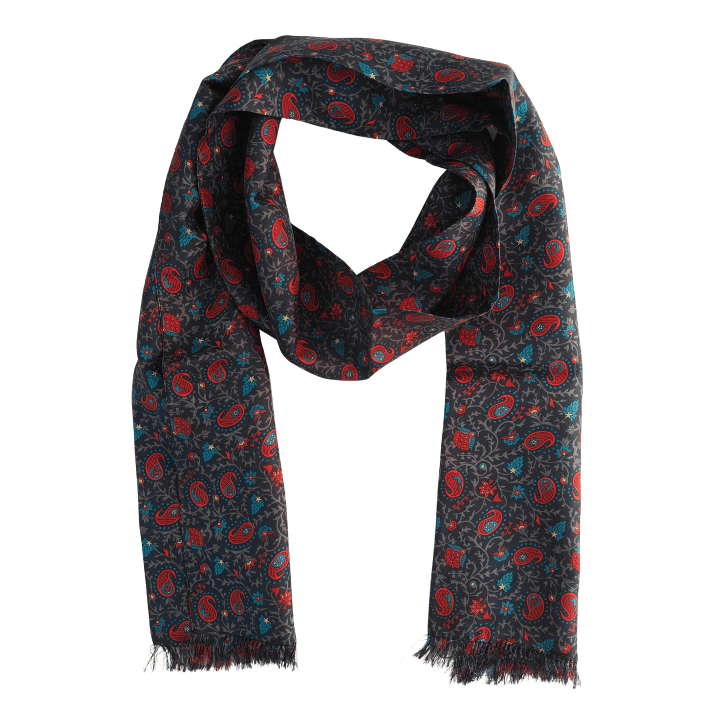 Atlantis Men's 2025 Collection Pure Silk Scarf
