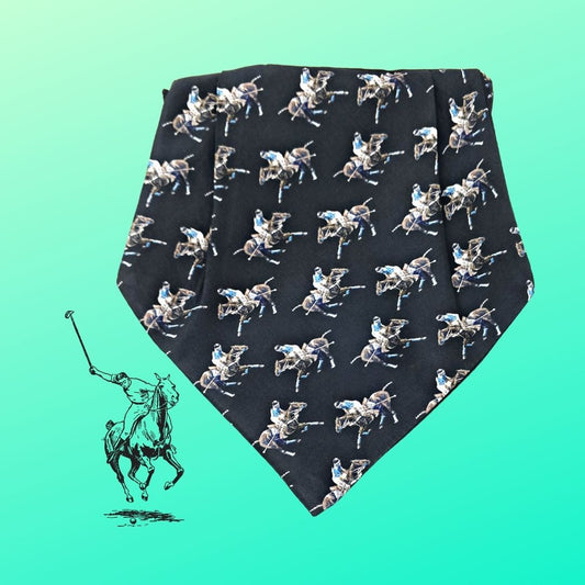 Polo Theme Pure Silk Cravat