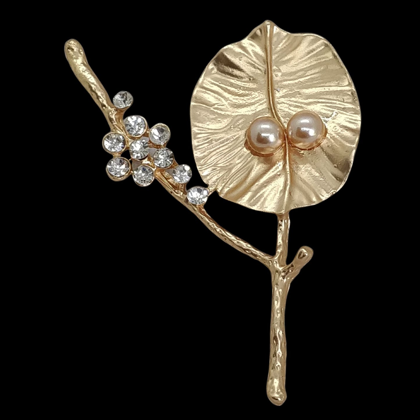 Twig Leaf Ladies Brooch