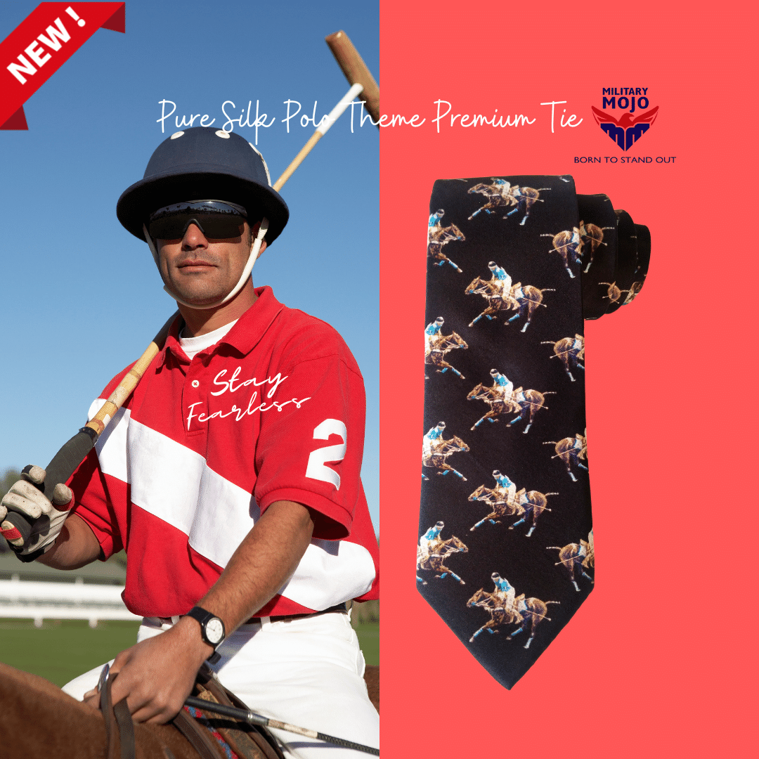 Polo Theme Pure Silk Tie