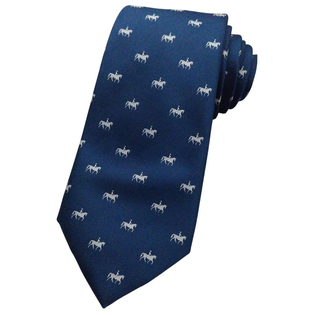 Silver Rider Woven Microfibre Tie