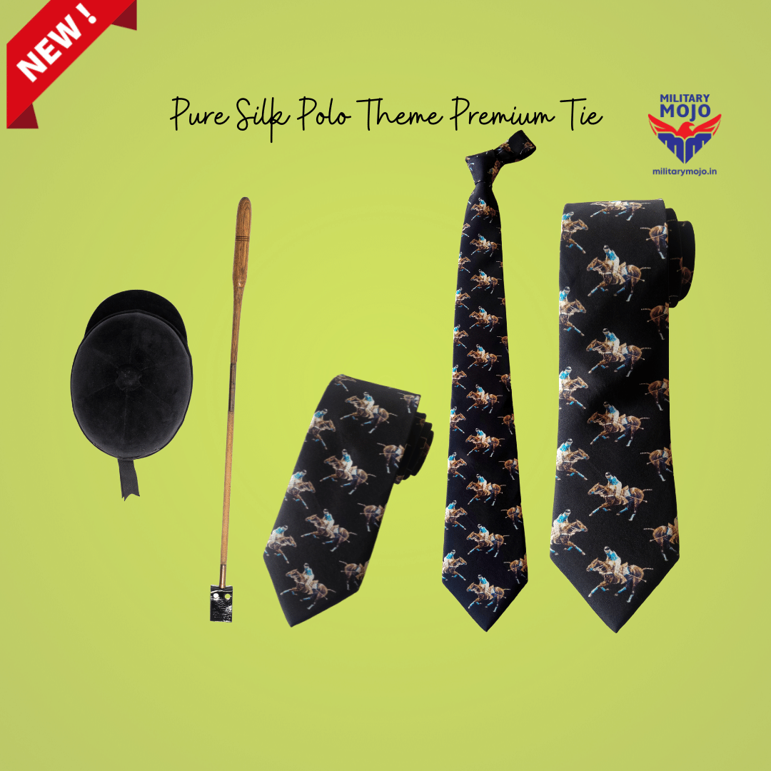 Polo Theme Pure Silk Tie