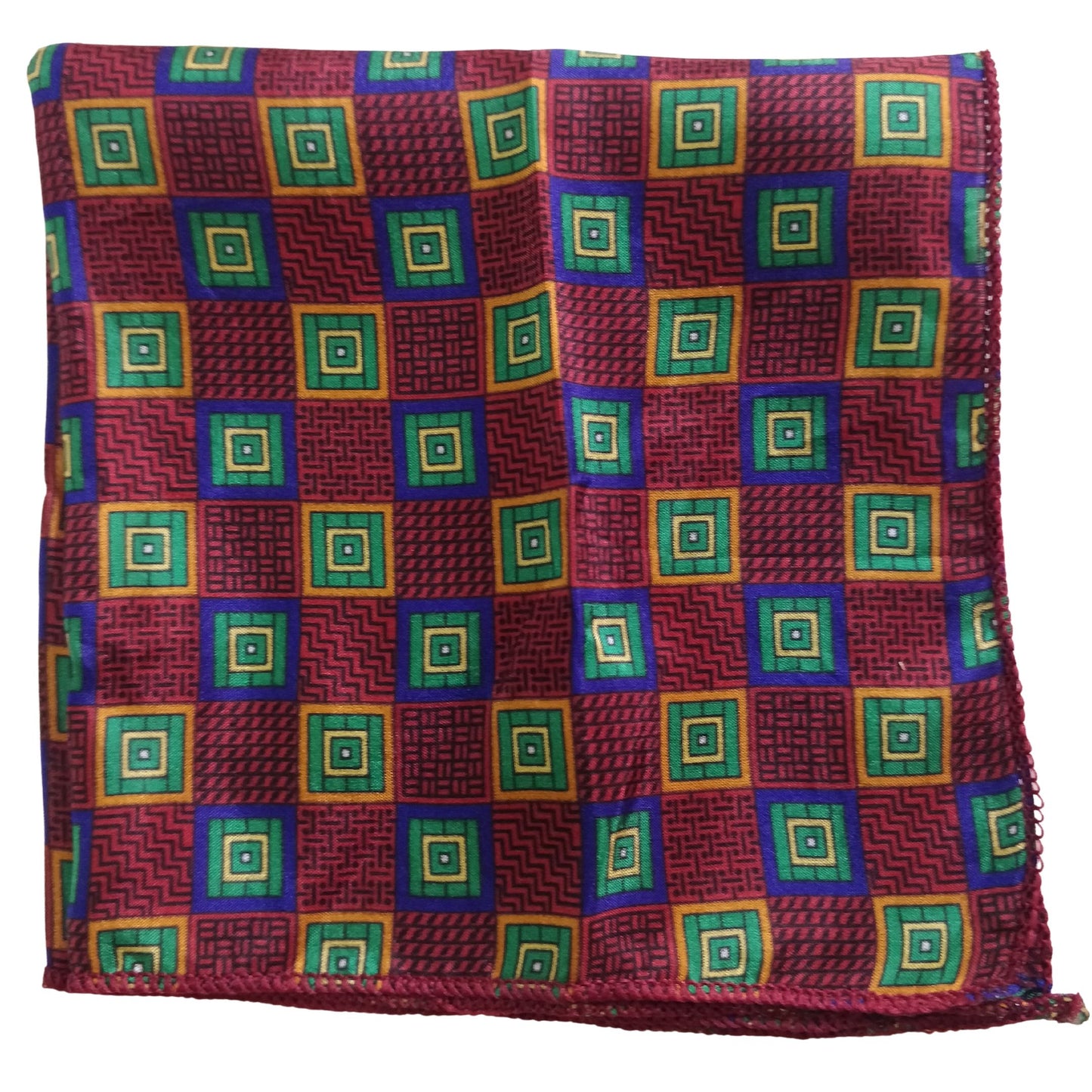 Dino Silk Pocket Square