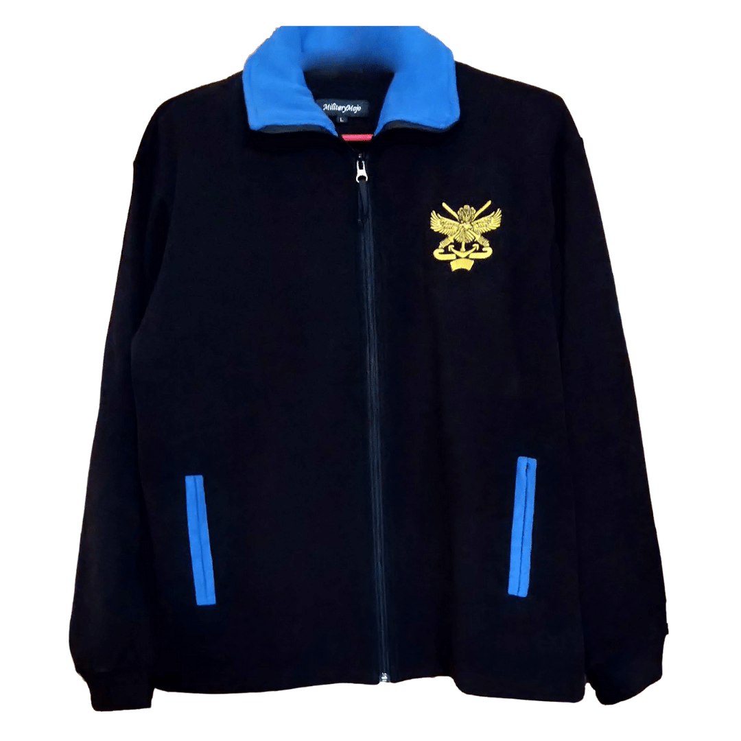 Tri-Services Crested Full Sleeves Fleece Jacket
