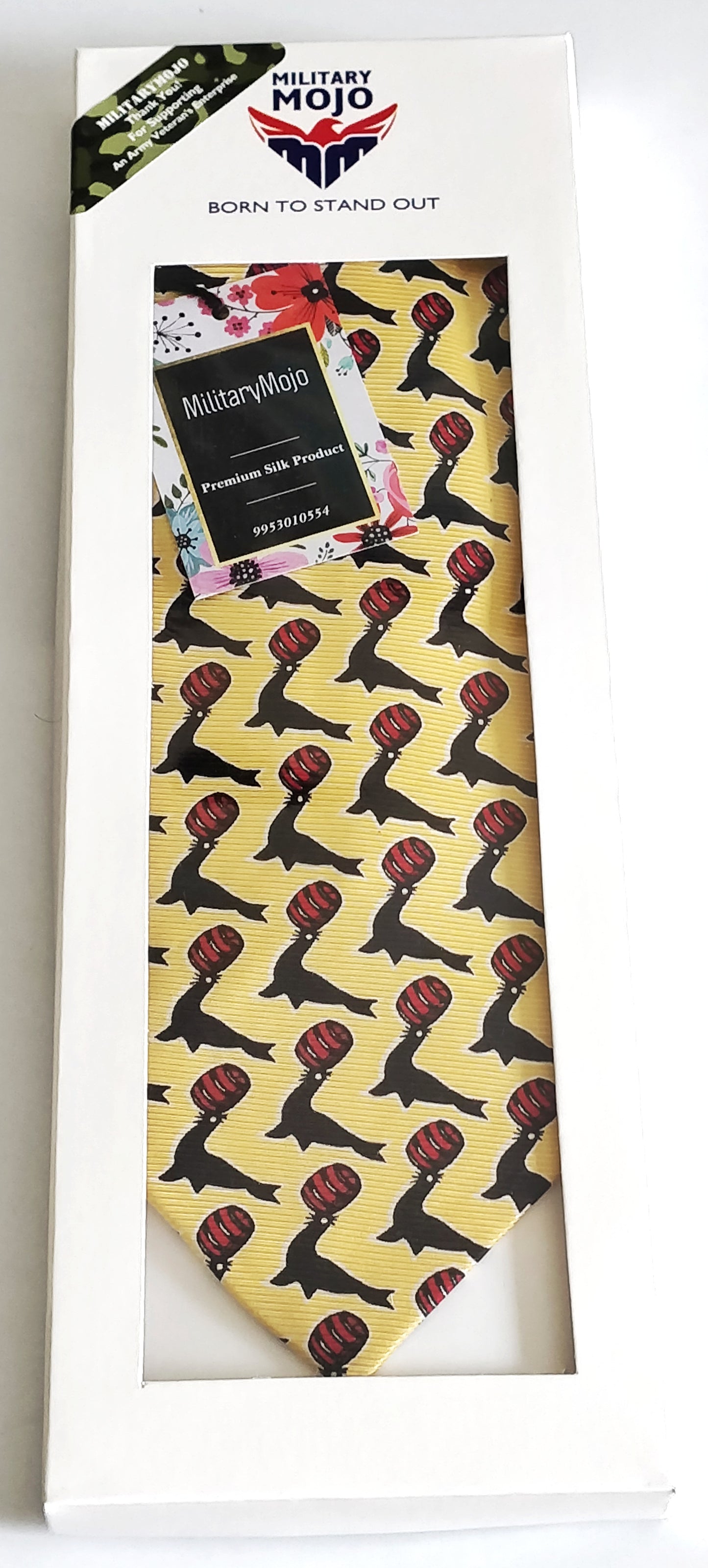 Red Ball Playful Seal Silk Tie