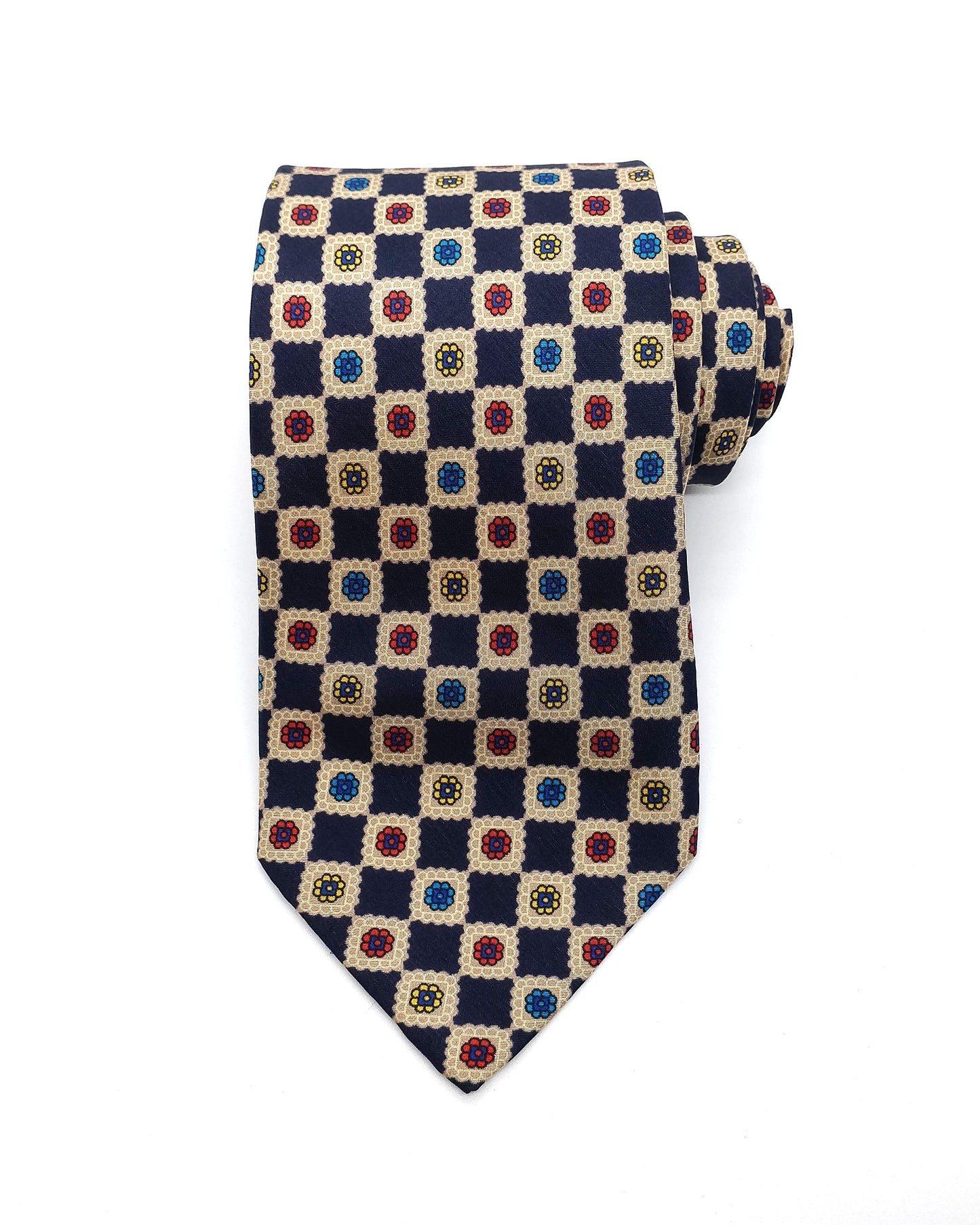 Cosmos Printed Silk Tie