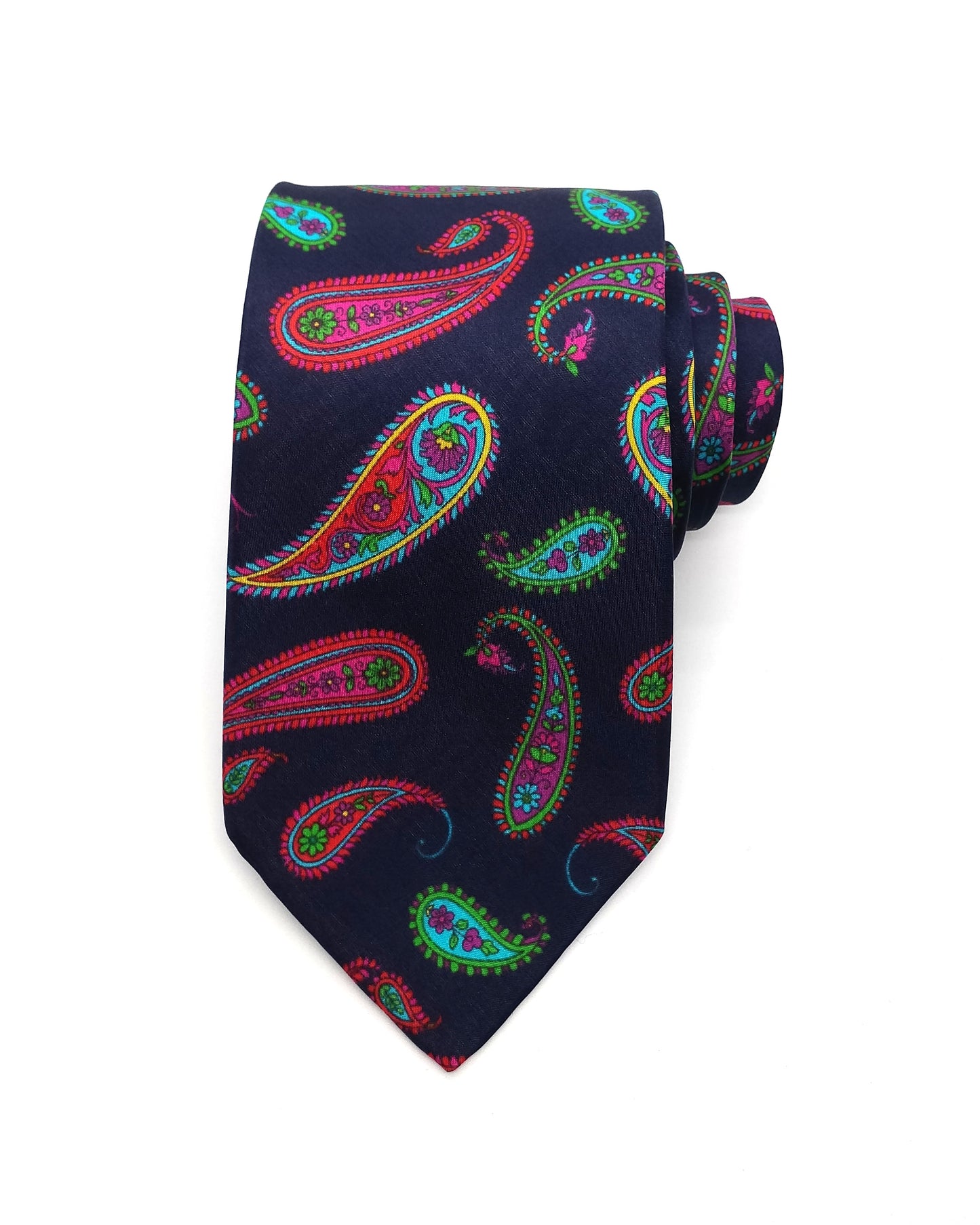 Alpha Printed Silk Tie