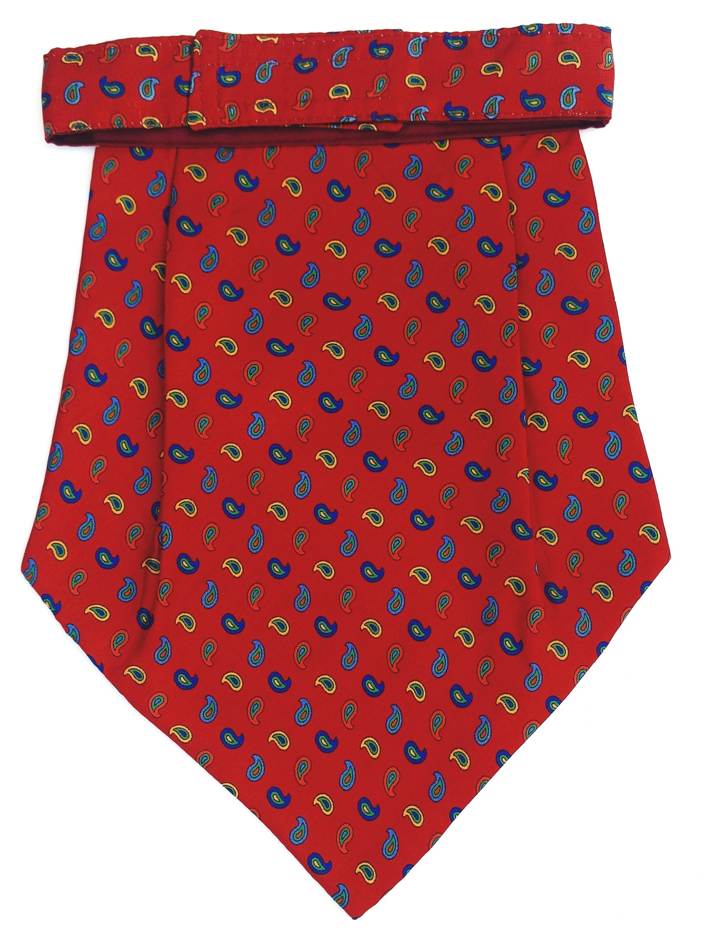 Harper Silk Cravat Red Paisley