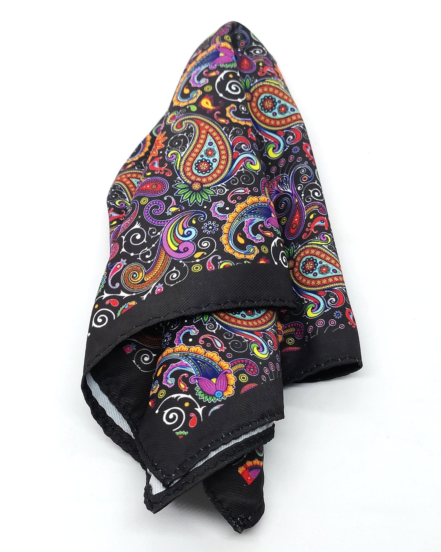 Black Multi Pocket Square