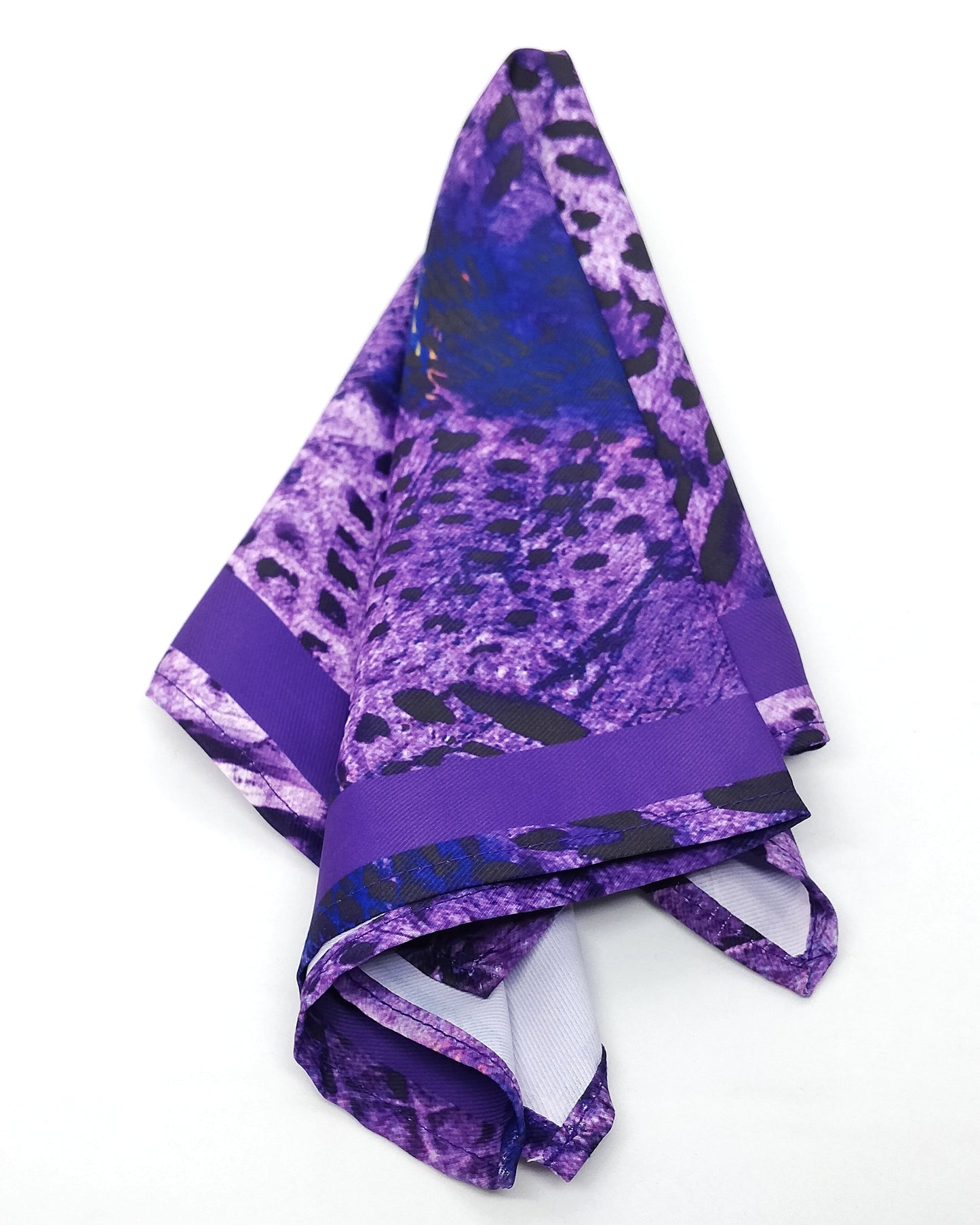 Violet Camo Pocket Square