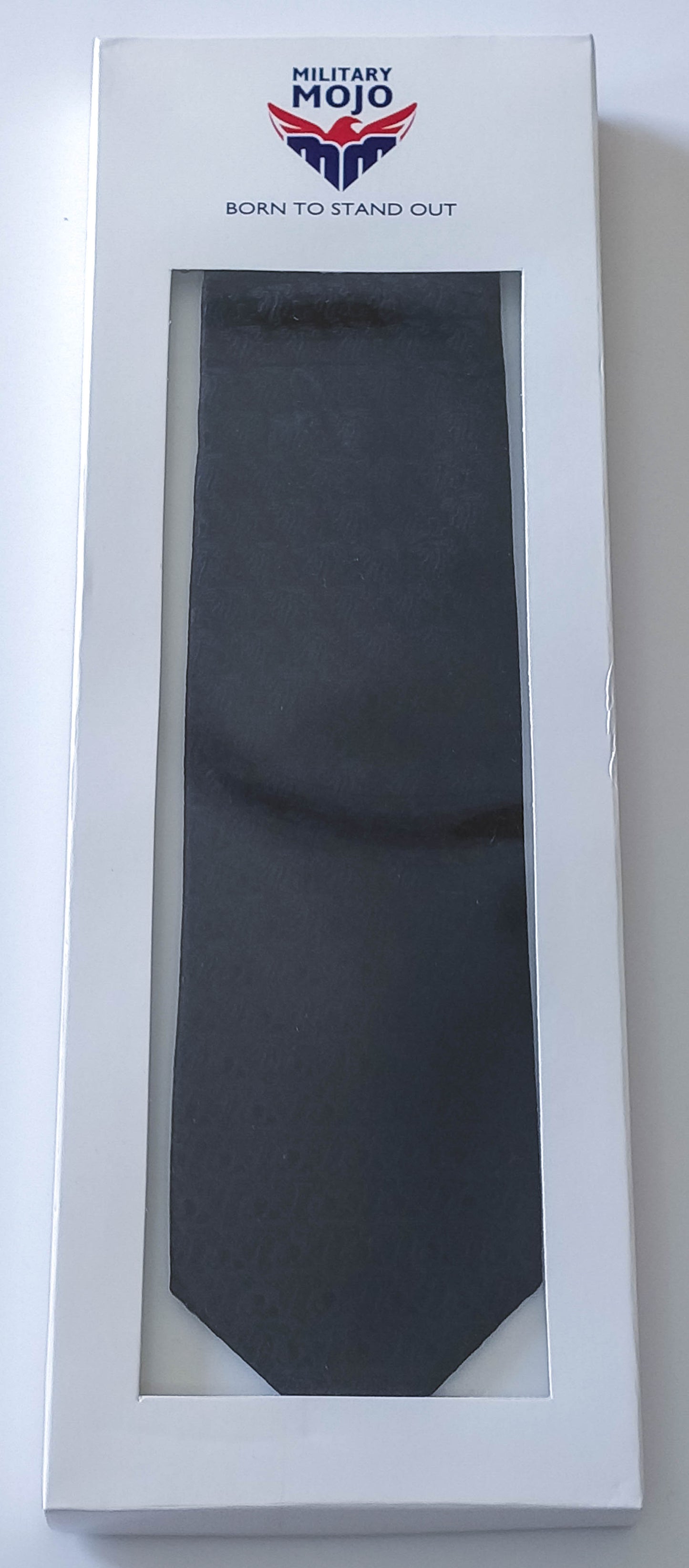 Subtle Black Microfibre Tie