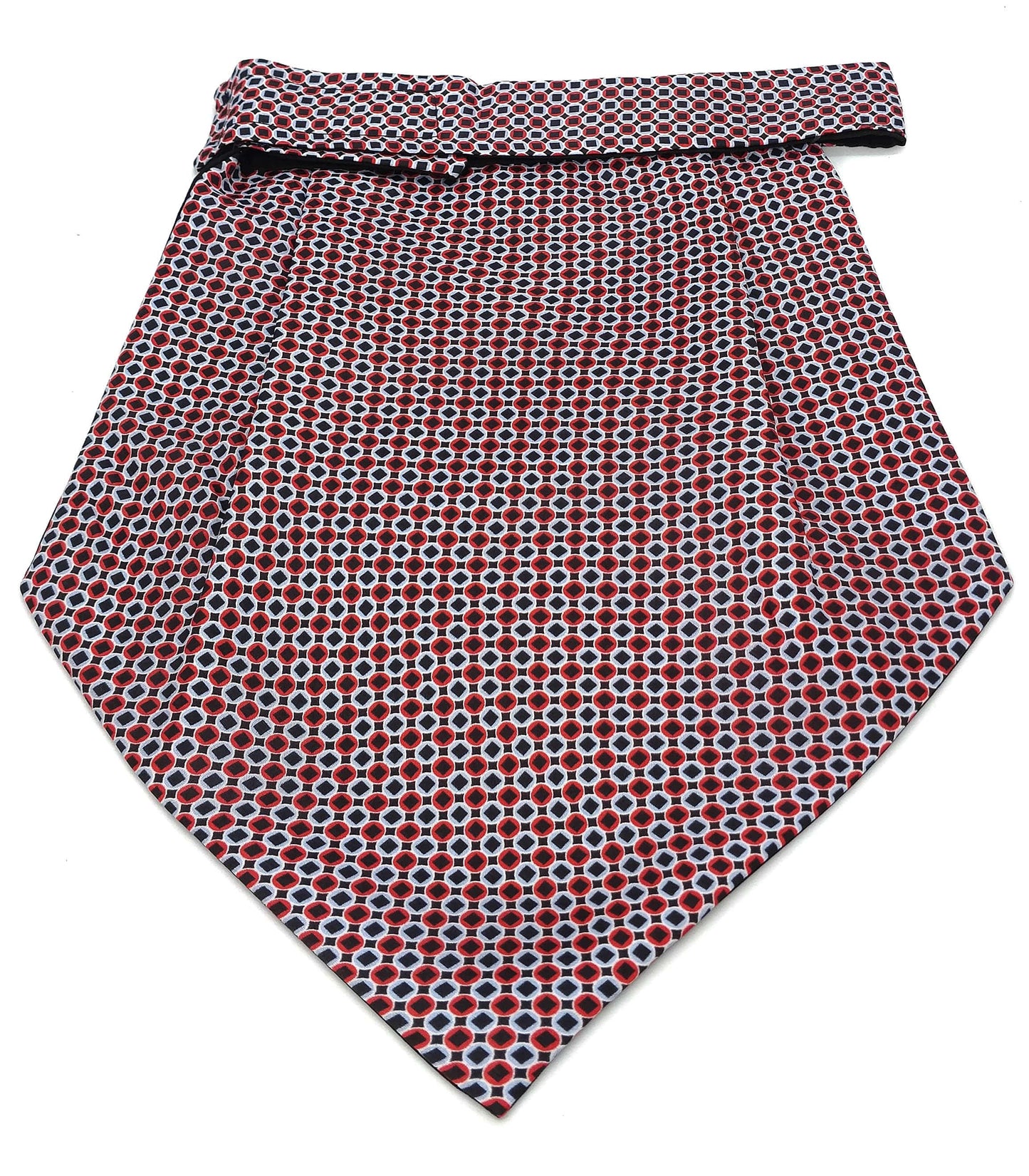 Silk Cravat Black Polka