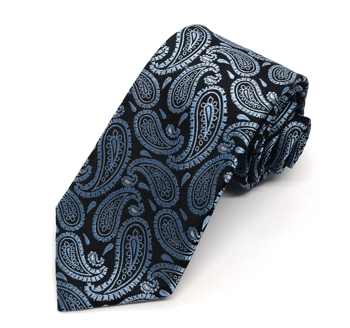 Silver Grey Ghost Microfibre Tie