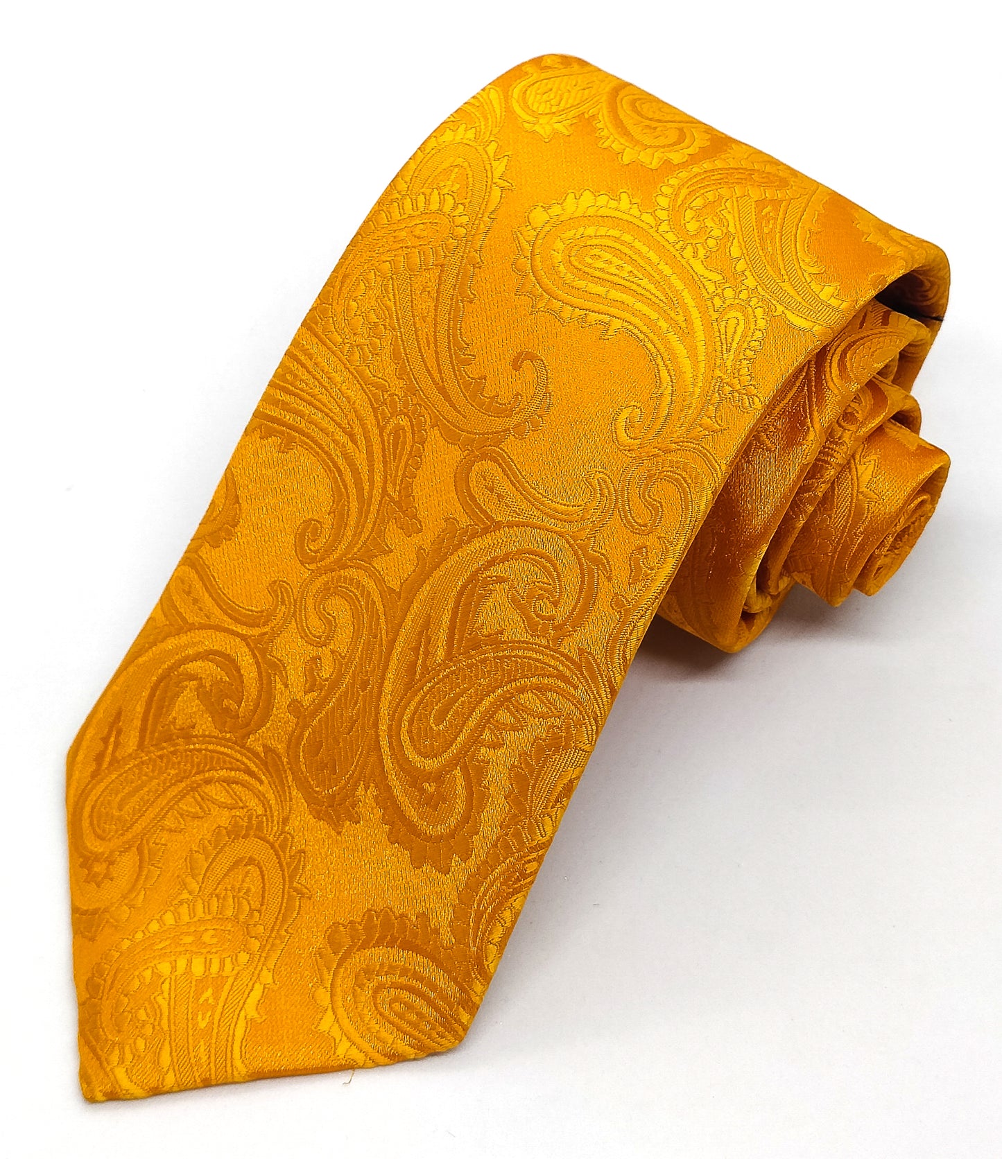 Mustard Microfibre Tie