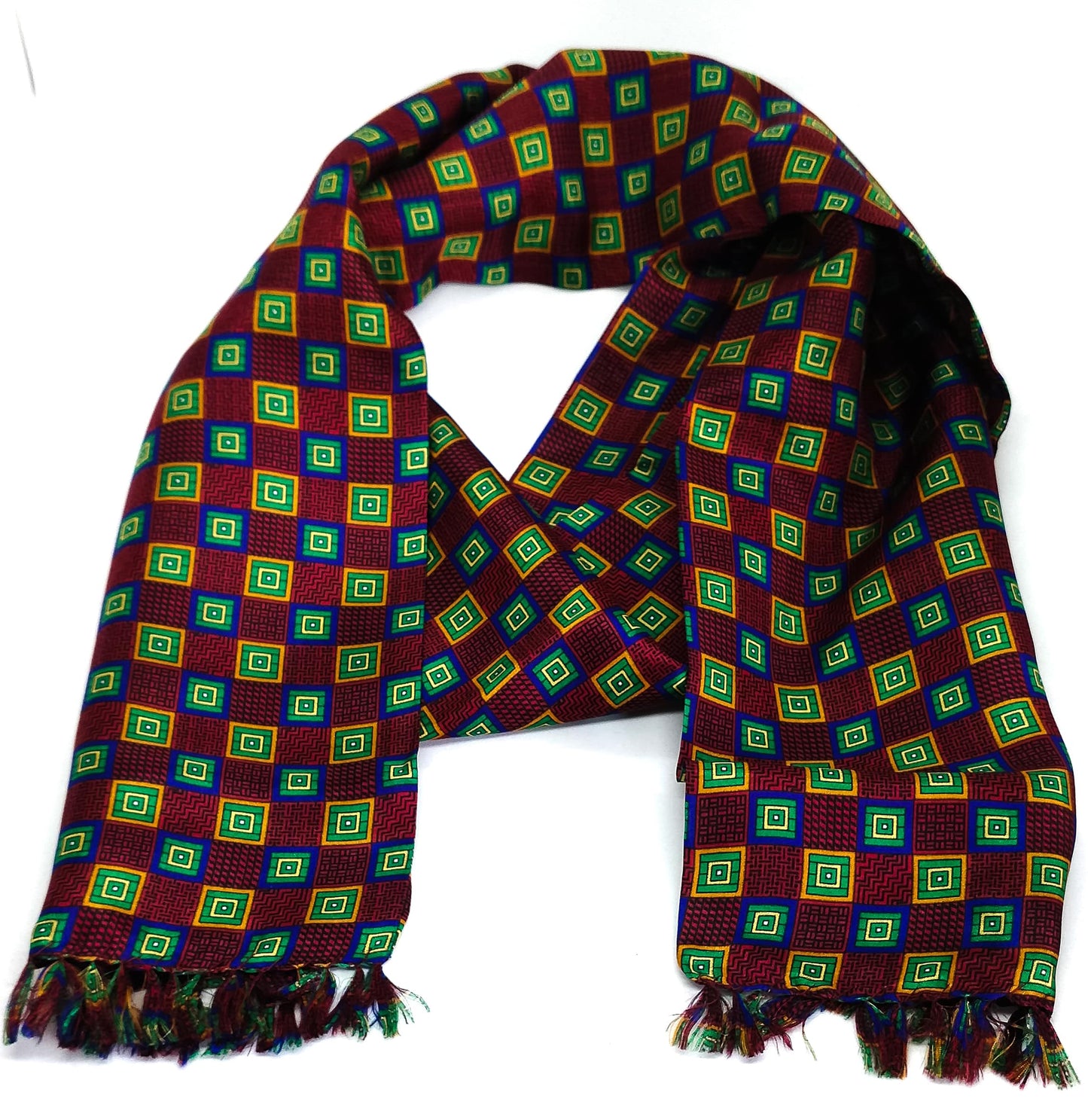 New Arrival Structured Maroon Scarf