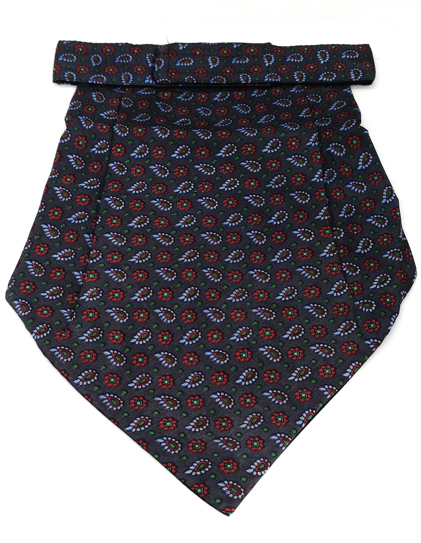 Carens Silk Cravat Dark Grey