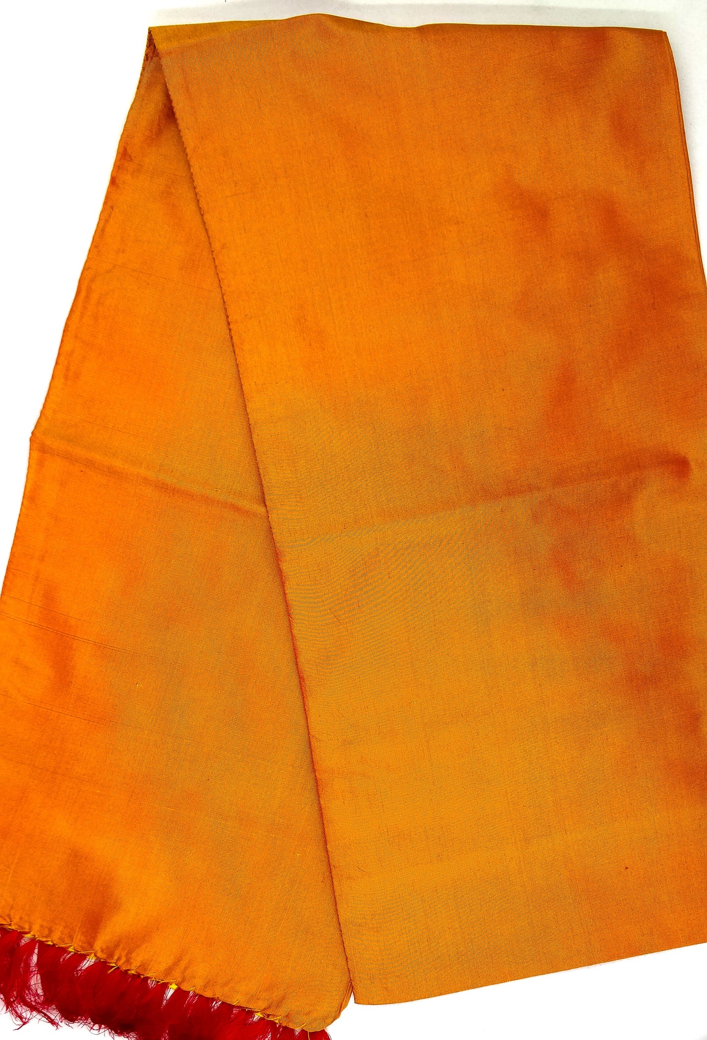 Tangarine Solid Colour Silk Scarf