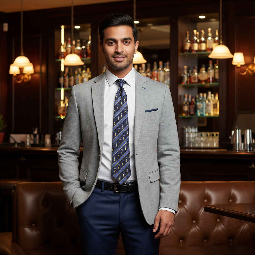 Yellow Pants Golf Tie