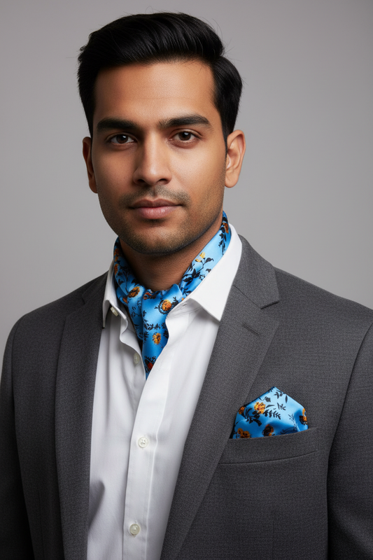 Homer Scarf & Pocket Square Matching Set