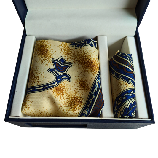 Bien Scarf & Pocket Square Matching Set
