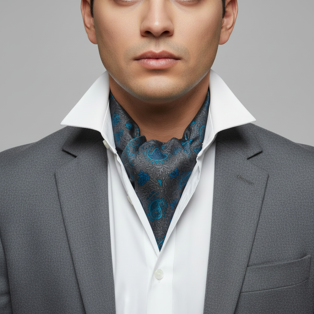 Godfrey Men's 2026 Collection Pure Silk Scarf