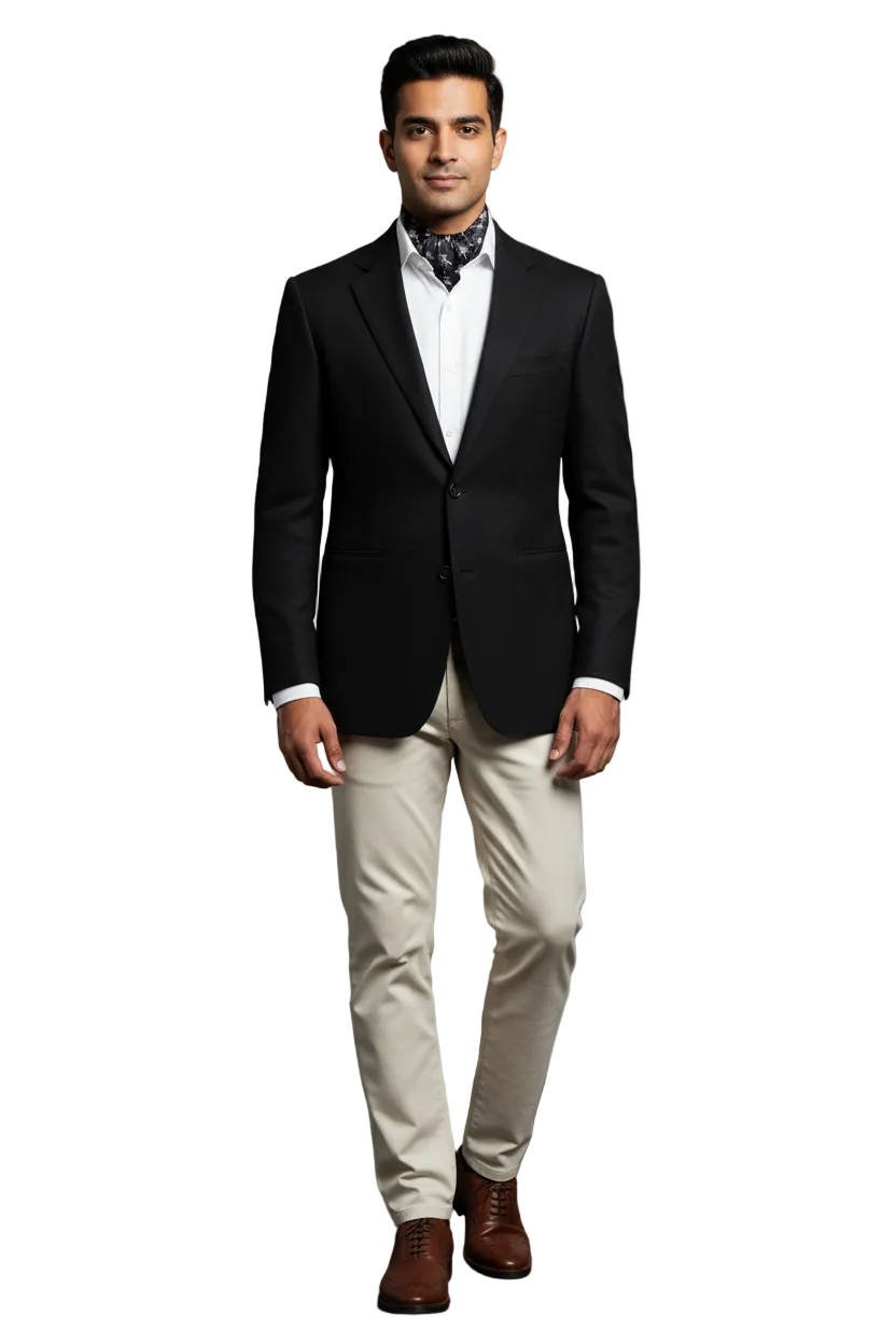 Polo Theme Pure Silk Cravat