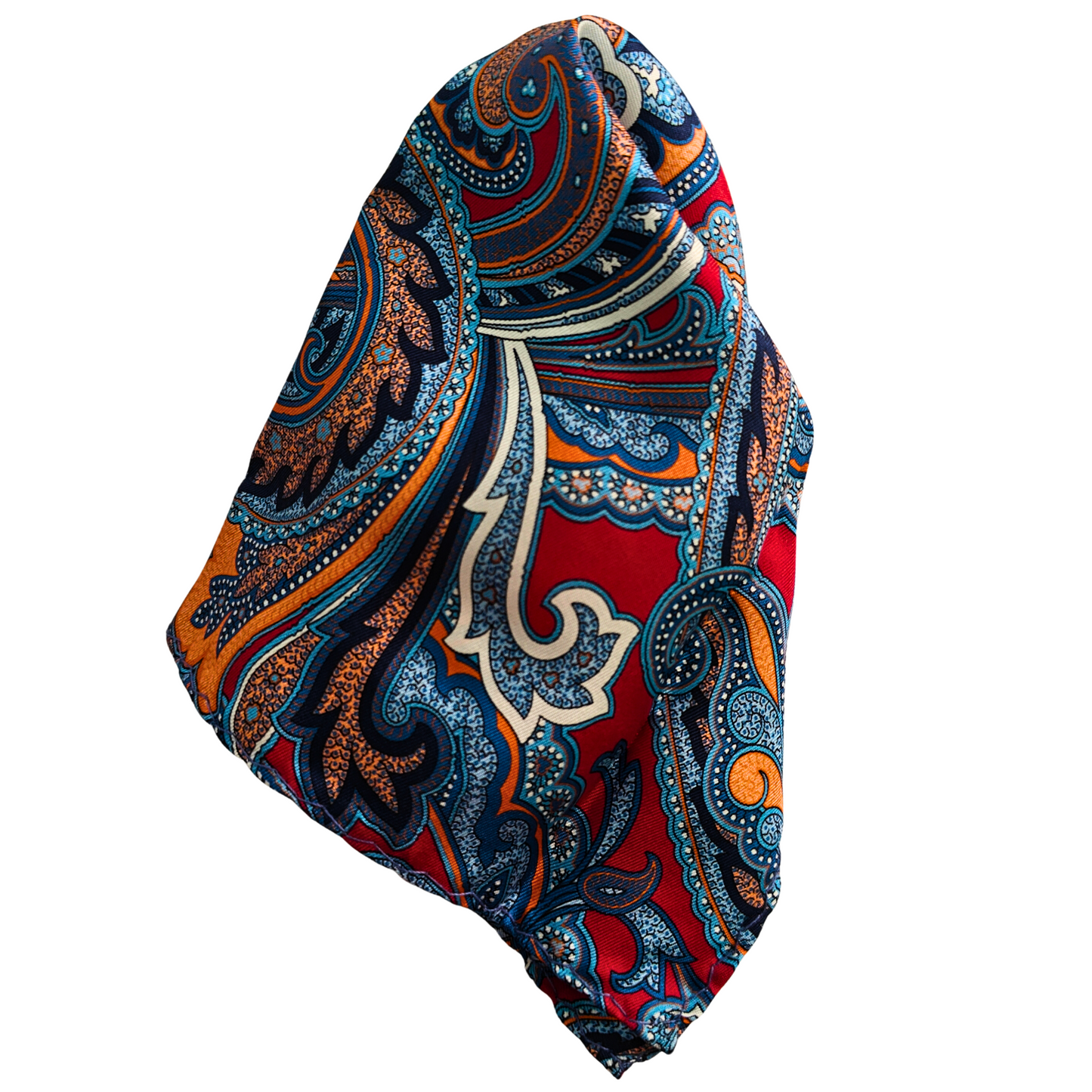 Diwan Silk Scarf & Pocket Square Combination Set