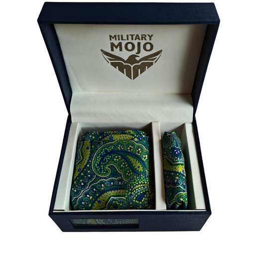 Corsica Scarf & Pocket Square Matching Set