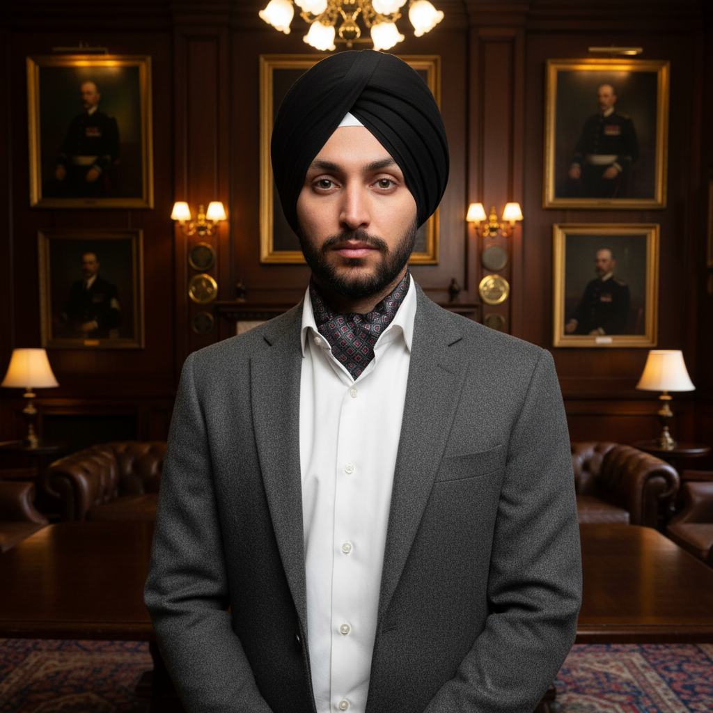 Ford Men's 2026 Collection Pure Silk Scarf